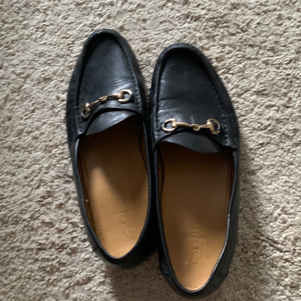 Cole Haan Men’s Slip On Loafers Gold Buckle
